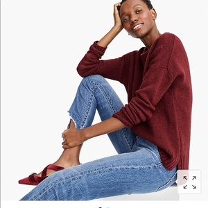 J. Crew oversized crew neck sweater.